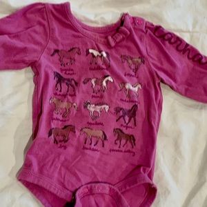 Carhartt horse onesie